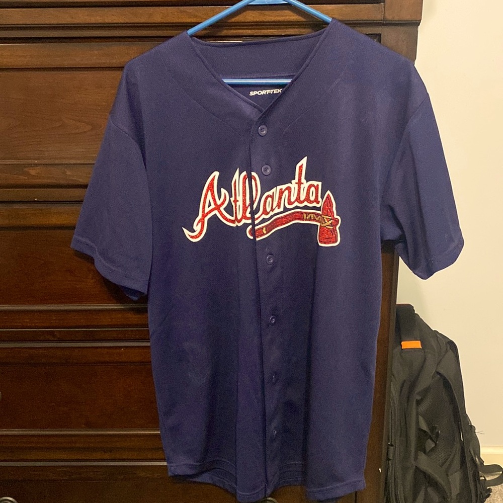 Glitter Atlanta Braves Jersey
